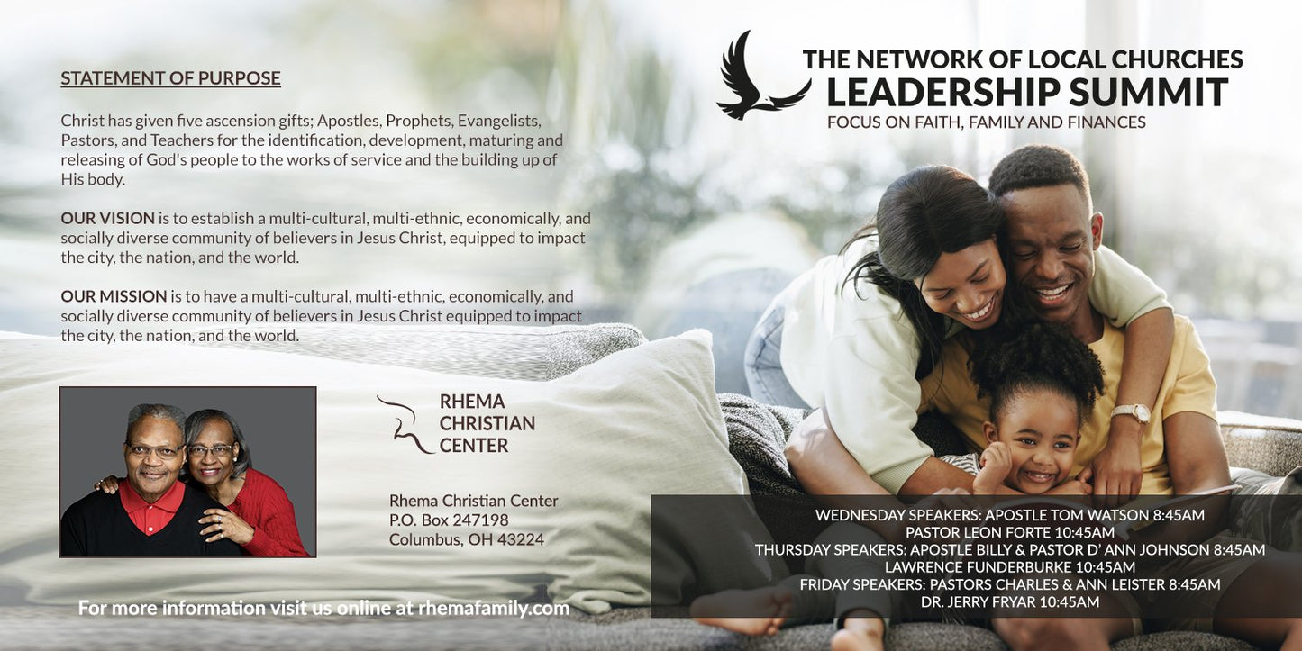 NLC Leadership Summit Focus on Faith ; Family and Finance (CD)