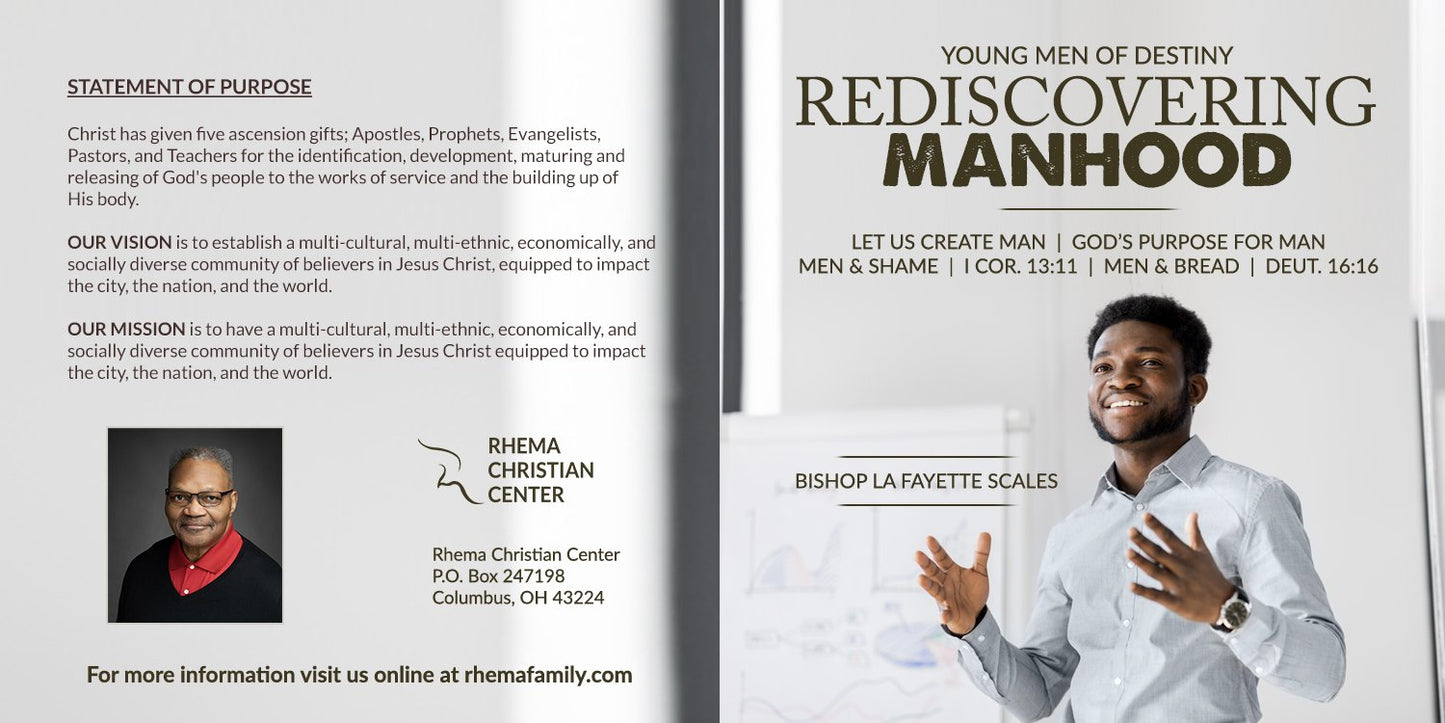 Young men of Destiny Rediscovering Manhood (CD)