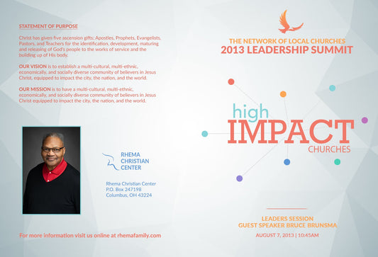NLC 2013 Leadership Summit: High Impact Churches (DVD)